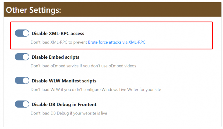 xml rpc client credentials